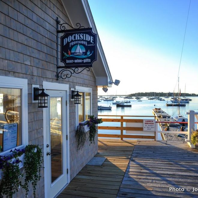 Dockside Provisions, the new store at Handy Boat in Falmouth Foreside, Maine, has been completely redone and upgraded.