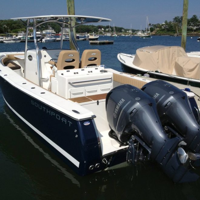 The Southport 29FE is the company's latest premier center-console fishing and cruising boat