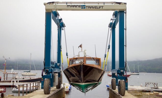 Travel Lift at John Williams Boat Co.