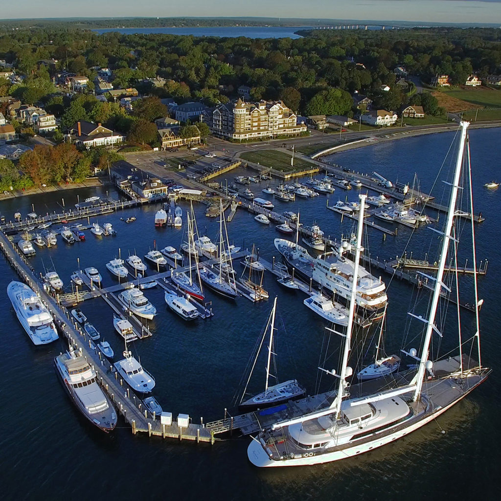 Conanicut Marina aerial
