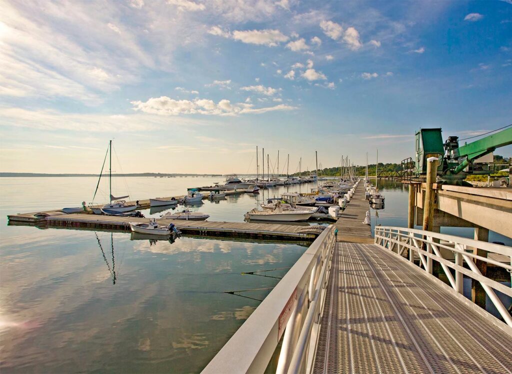 Maine Yacht Center docks, Portland, Maine