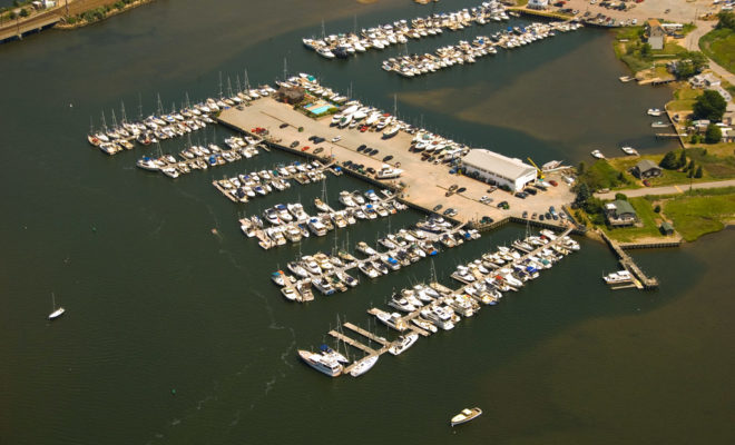 Brewer Yacht Yard at Mystic