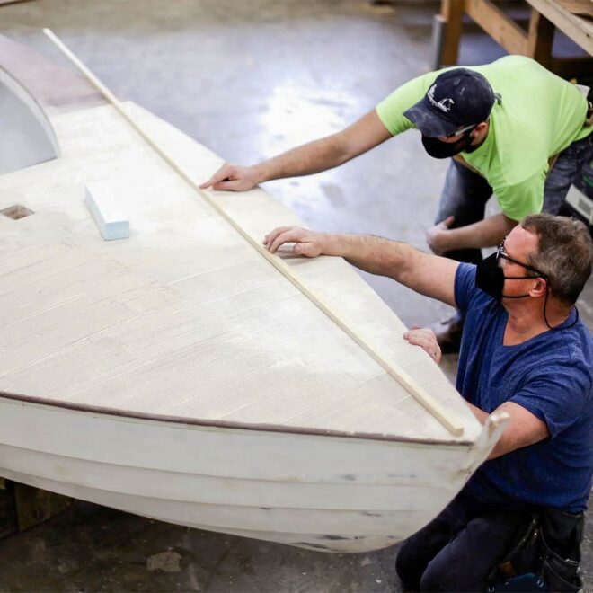The Landing School, Boatbuilding