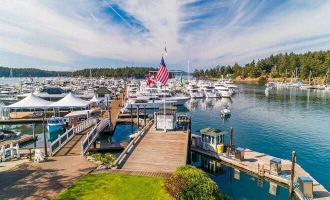 Roche Harbor Marina docks