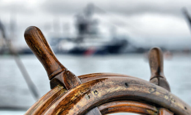 Ships Wheel Detail Block Island Maritime Funding