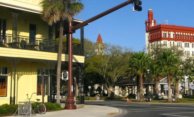 The A1A Alehouse, directly across the street from the St. Augustine Municipal Marina