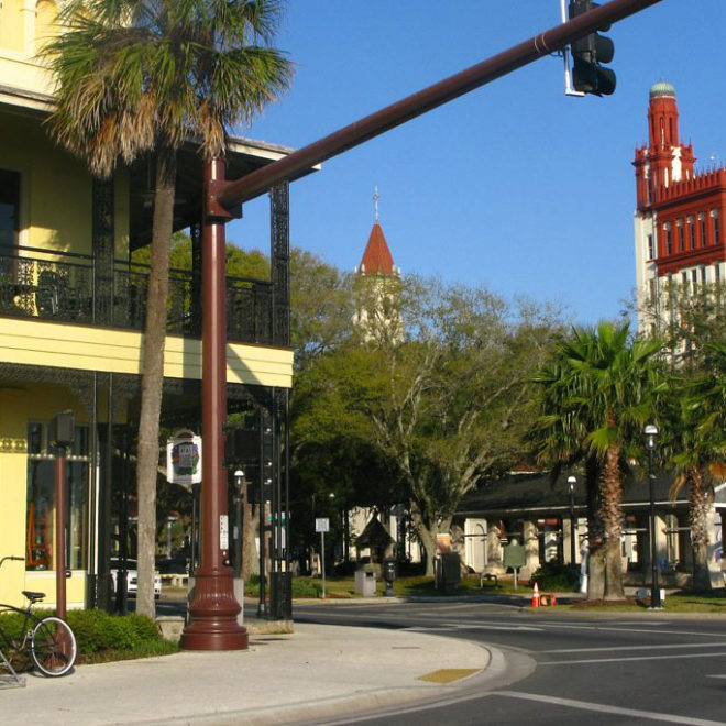 The A1A Alehouse, directly across the street from the St. Augustine Municipal Marina