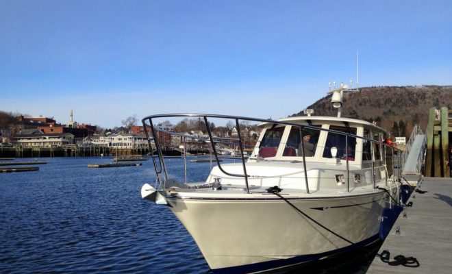 This Monhegan 42 will keep its passengers and crew comfortable in all weather and all seasons.