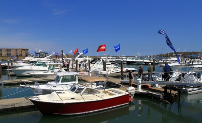 Kittery Point Yacht Yard had their PYY 22 at the docks offerd by Smith Yacht Sales