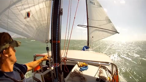 Sailing the Presto 30 along the Florida Coast