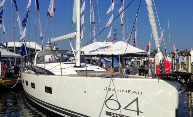 The Jeanneau 64 made its U.S. debut in Annapolis, and it certainly was an impressive display.