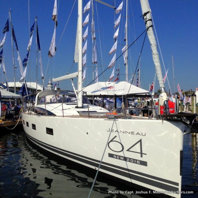 The Jeanneau 64 made its U.S. debut in Annapolis, and it certainly was an impressive display.