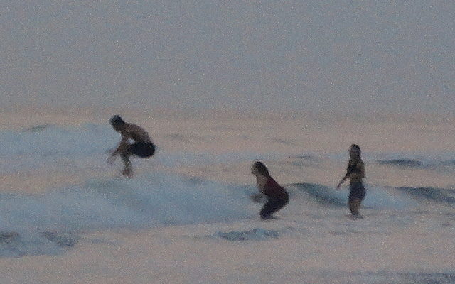 Jumping the Morning Waves