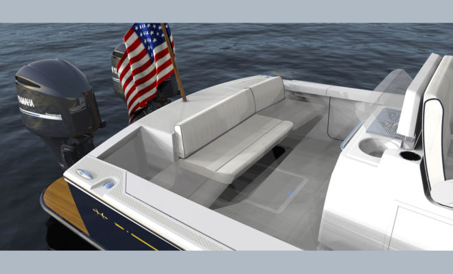 Comfortable seating and the key attributes of a center-console fishing boat are all found in the new Hunt 32cc.