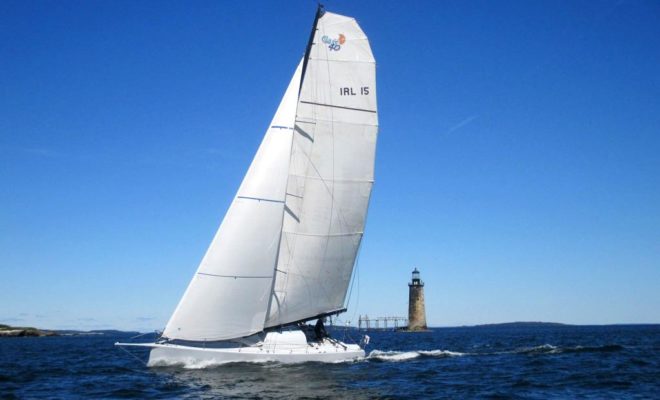 AMHAS 2, passing well clear of Ram Island Ledge Light.