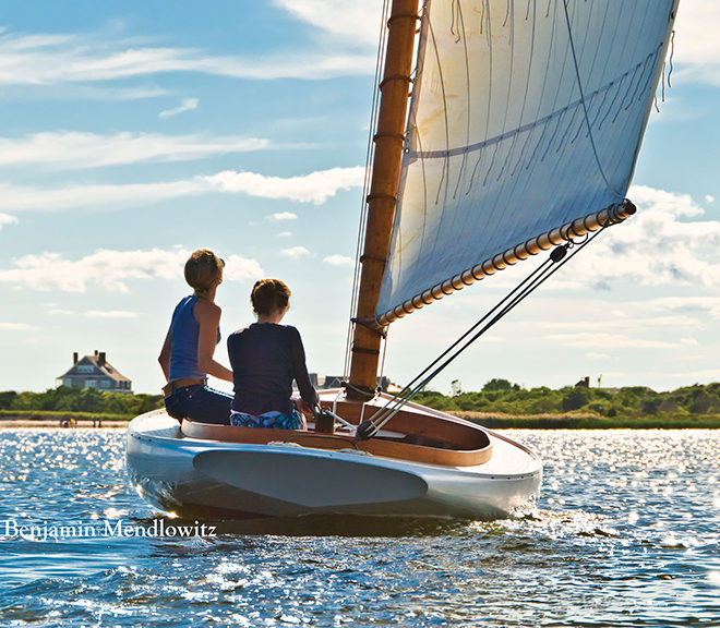 WINDWARD - 21'8" x 7'1" Great South Bay catboat designed and built by Gilbert M. Smith, Patchogue, New York, 1885