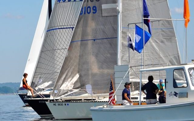 A light-air start can be more challenging than a windy one! Despite a slow start, the 2013 Monhegan Race was a big success.