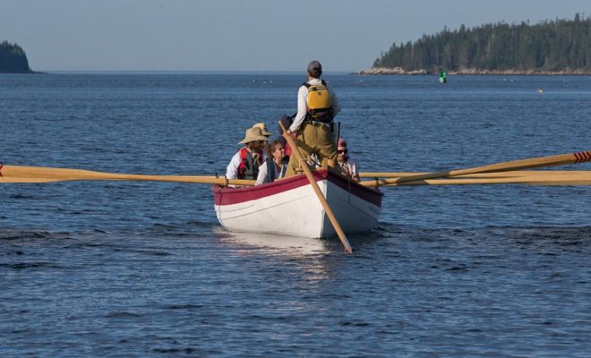 310 miles from Maine to Mystic, Connecticut. That's a lot of coastline in a small open boat!