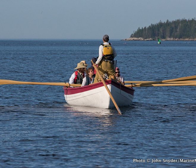 310 miles from Maine to Mystic, Connecticut. That's a lot of coastline in a small open boat!