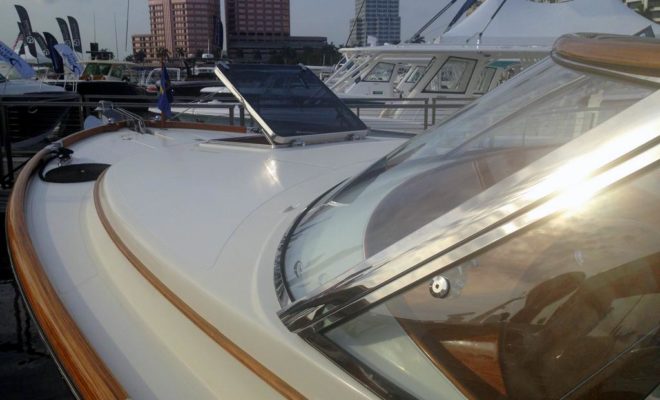 Curves are what define every Hinckley, including the newest model, the Talaria 34 Runabout.