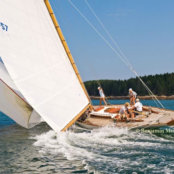 JOYANT, 58' x 11'6" N.G. Herreshoff-designed P-class sloop