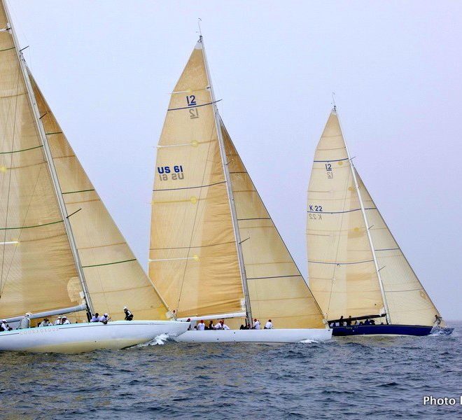 The 2011 12 Metre North American Championships fleet racing in Newport.