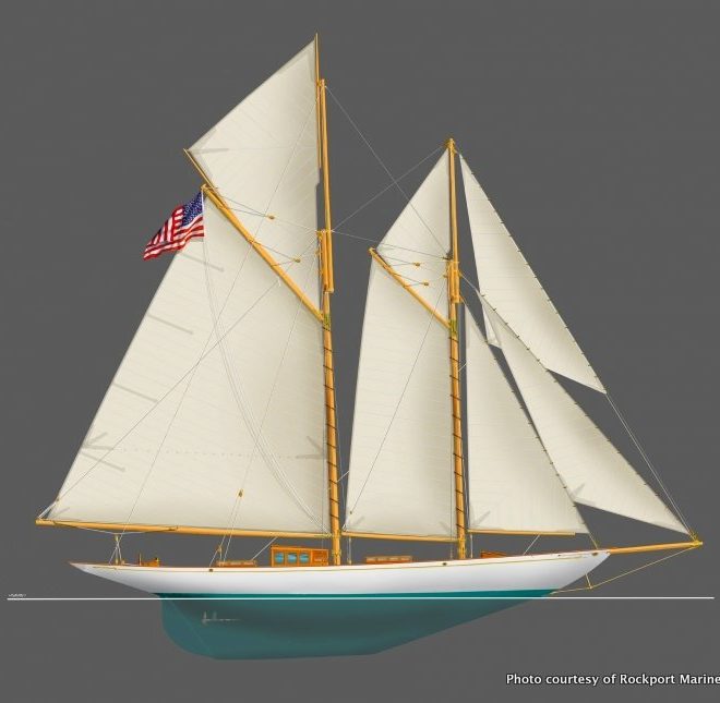 ADVENTURESS, an 83' Fife schooner, will be on display at the 10th annual Maine Boats, Homes & Harbors Show this summer.