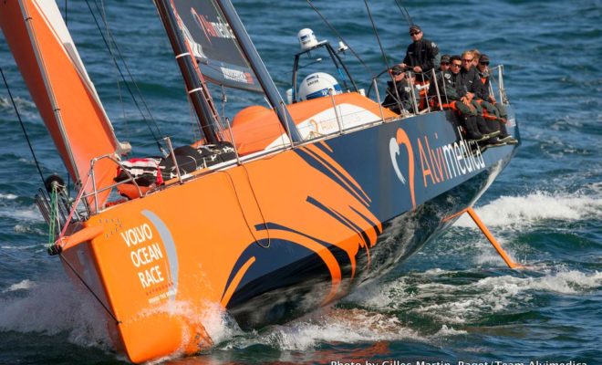 Team Alvimedica, skippered by Bristol native Charlie Enright, arrived in Newport on June 9 for a training stopover.