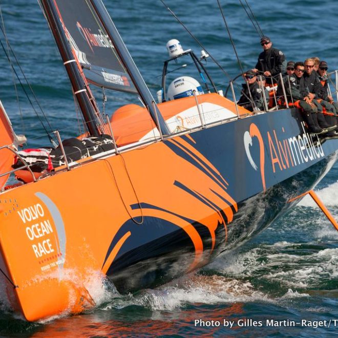 Team Alvimedica, skippered by Bristol native Charlie Enright, arrived in Newport on June 9 for a training stopover.