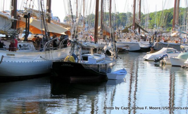 The Camden Windjammer Festival is a great opportunity to mingle with schooner crews and tour the visiting and local ships.