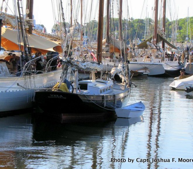The Camden Windjammer Festival is a great opportunity to mingle with schooner crews and tour the visiting and local ships.