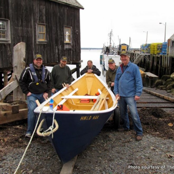 Our proud crew during a recent dory launch.