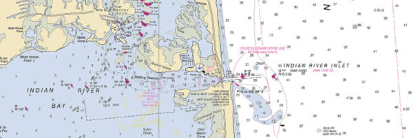 Indian River Inlet Depth Chart