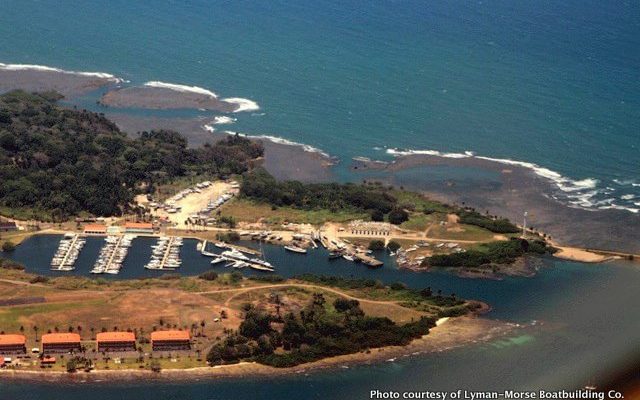 Lyman-Morse's new service yard is ideally located to assist boaters transiting the Panama Canal.