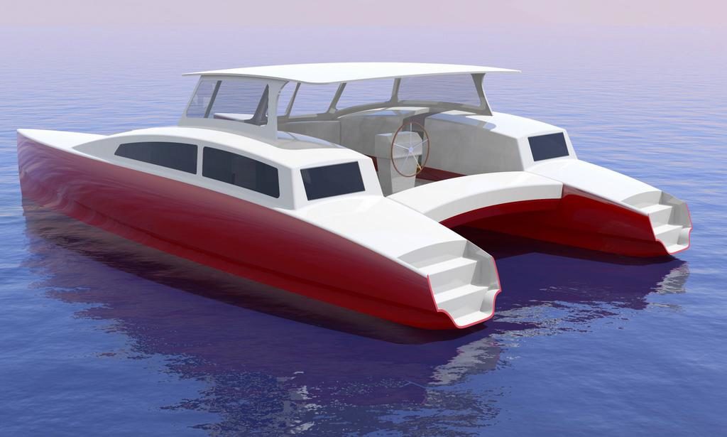 open bridgedeck catamaran design