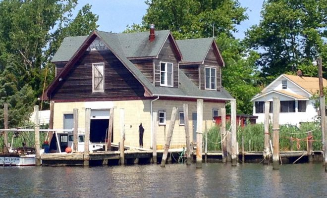 Maxwell clam/oyster house, Nacote Creek.