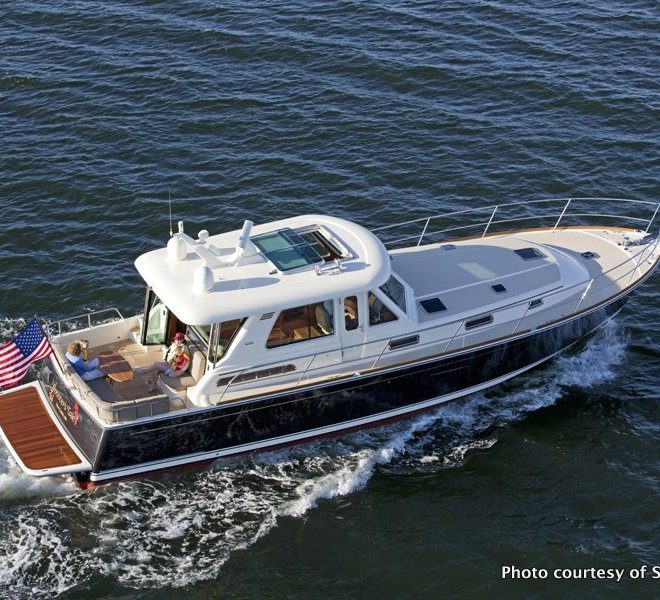 The Sabre 48 Salon Express was recently named Best Downeast Boat 45-55 ft. by AIM.
