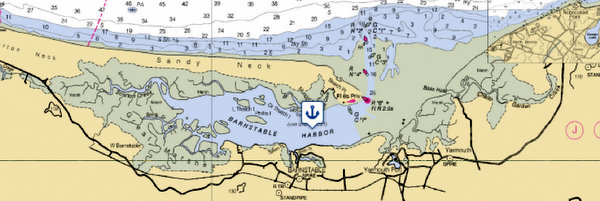 Hyannis Harbor Chart