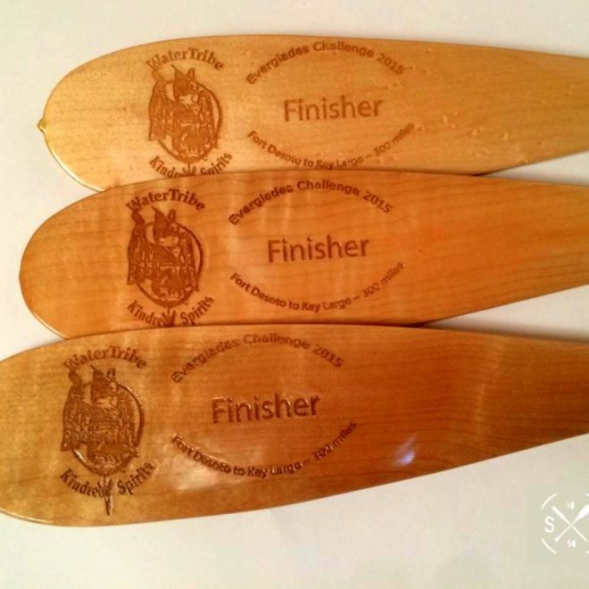 Maine Paddle Company Shaw & Tenney is providing paddles to everyone who finishes the 300-mile Everglades Challenge.