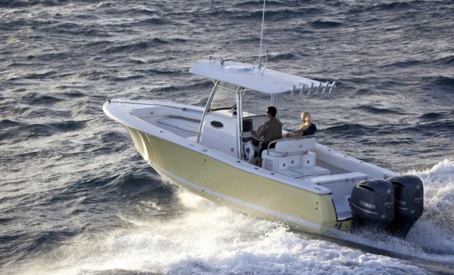 The Southport 27 center console.