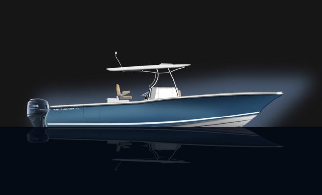 The new Southport 33 FE, the largest center-console the company has built to date.
