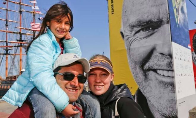 The Volvo Ocean Race Village at Fort Adams in Newport opens May 5. Photo by Dan Nerney.