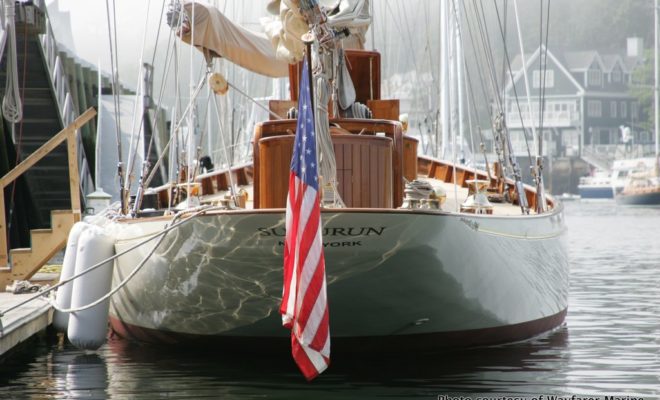 Sumurun, winner of many awards over the years at the Antigua Classic Yacht Regatta, is undergoing work at Wayfarer Marine.