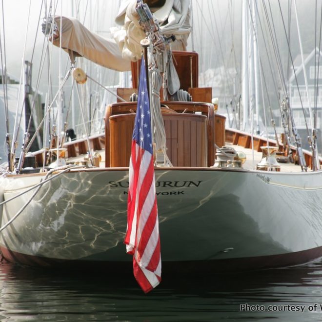 Sumurun, winner of many awards over the years at the Antigua Classic Yacht Regatta, is undergoing work at Wayfarer Marine.