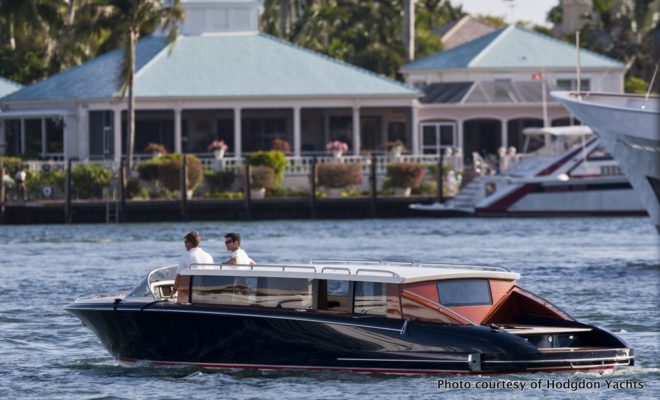 If desired, the crew can be kept away from the passengers, in either a steering station forward or another section aft.