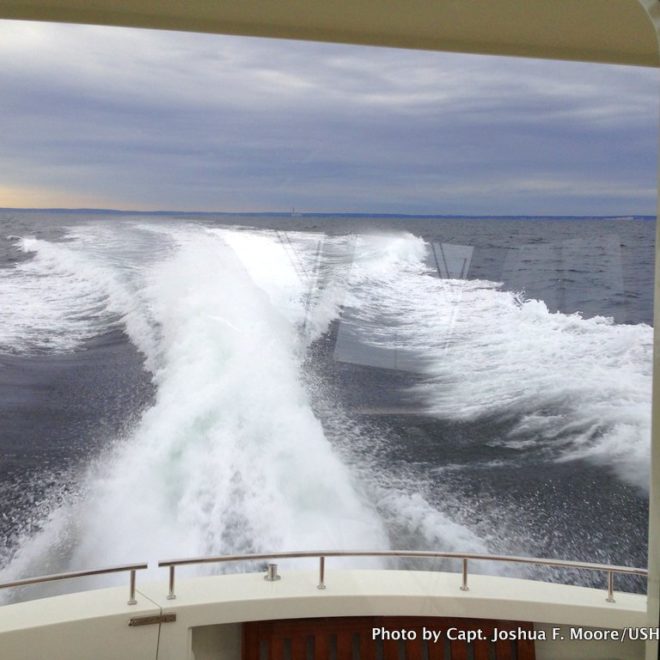 To be able to make the 200-mile trip from Newport to Maine in one day takes power. This 42' jetboat delivered.