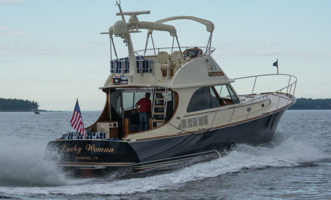 Lined up bow to stern, all the jet boats built so far by Hinckley would stretch 7 miles