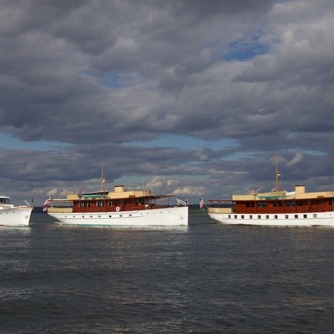McMillen Yachts of Newport, RI, restored 3 Trumpy yachts, "Freedom", "Enticer" and "Glory".