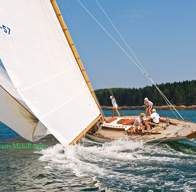 JOYANT - 58'x0" x 11'6" P-class sloop designed by N.G. Herreshoff and built by Herreshoff Mfg. Co., 1911