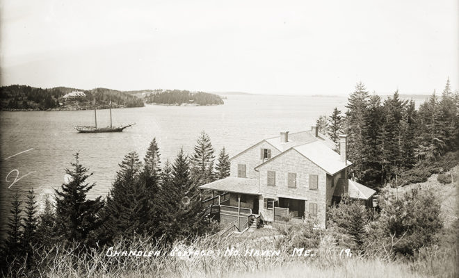 Schooner in western Thorofare, North Haven, ME